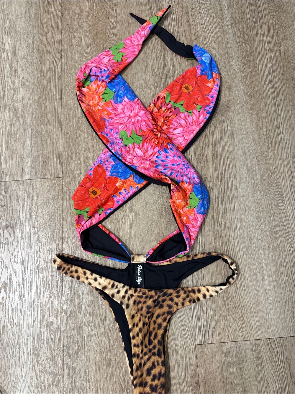 Reina Olga iconic tie up bathing suit